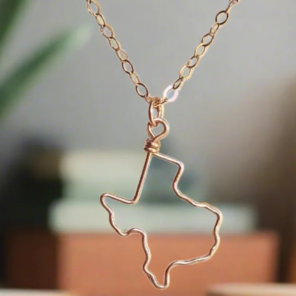 Texas necklace - 14K Gold Filled